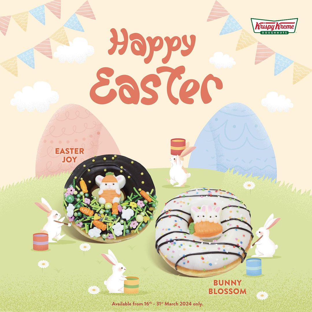 Krispy Kreme Get Special Limited Edition Easter Doughnuts Singapore